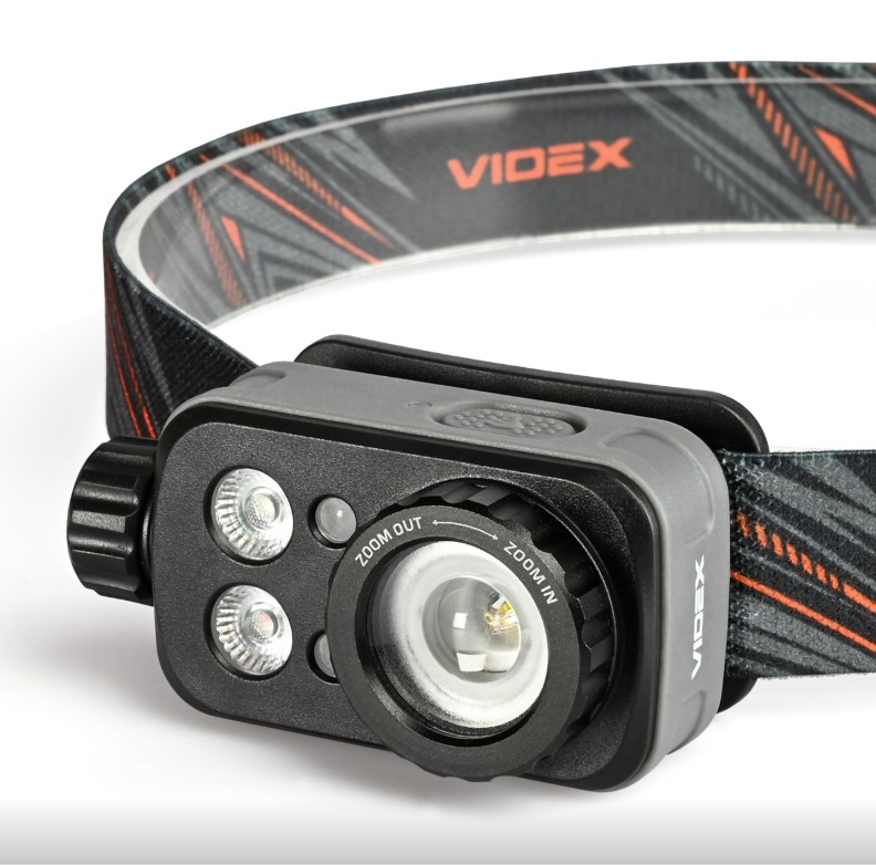 Налобний світлодіодний ліхтарик VIDEX VLF-H046Z 500Lm 5000K Фото 2